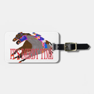 tijd 2016 Paarden Racing Bagagelabel