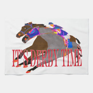 tijd 2016 Paarden Racing Theedoek