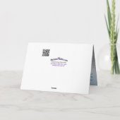 Tijd 2 van Kerstmis - pas aan Feestdagen Kaart (Achterkant)