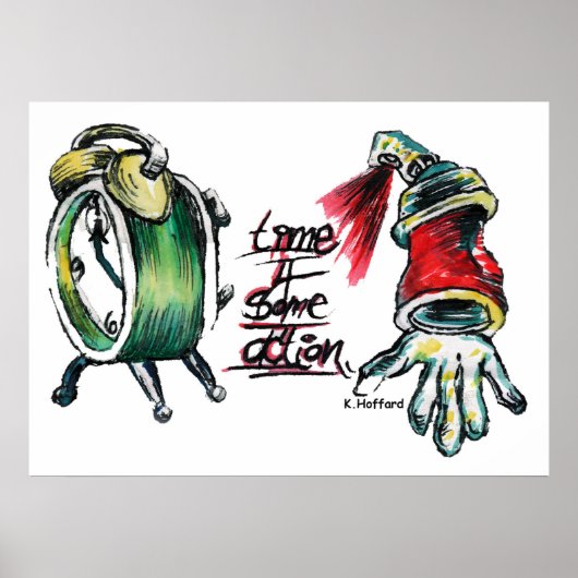 "Tijd 4 Enige Actie" Poster (Voorkant)