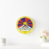 Tijd 4: Tibet en "Om" Mantra, Tibetaanse vlaglione Ronde Klok (Huis)