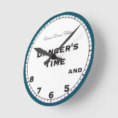 Tijd 5, 6, 7 en 8 van danser ronde klok (Hoek)