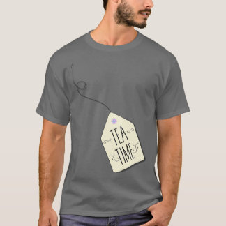 Tijd 8 van thee t-shirt