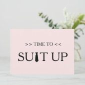 Tijd aan de Witte AchtergrondUitnodiging van de Op Kaart (Staand voorkant)