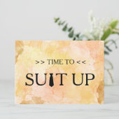 Tijd aan de Witte AchtergrondUitnodiging van de Op Kaart (Staand voorkant)