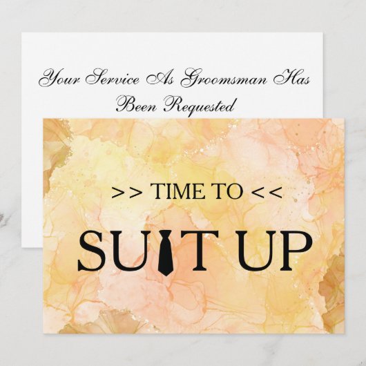 Tijd aan de Witte AchtergrondUitnodiging van de Op Kaart (Voorkant / Achterkant)