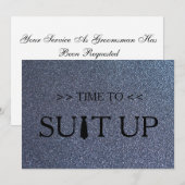 Tijd aan Geschikte Witte Achtergrond Kaart (Voorkant / Achterkant)