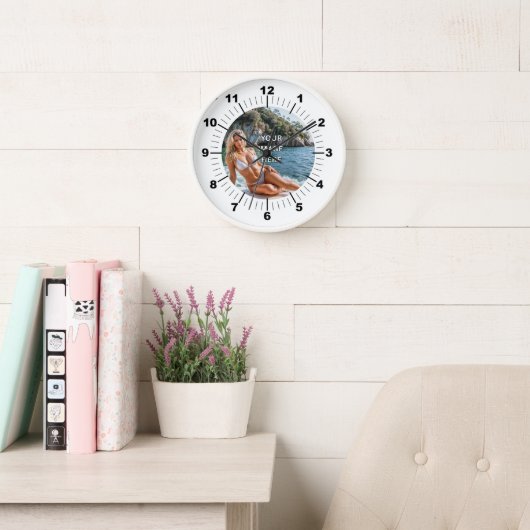 TIJD! ⏰ Aangepaste wandklok – Voeg je eigen ontwer (Leeskamer)