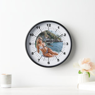 TIJD! ⏰ Aangepaste wandklok – Voeg je eigen ontwer
