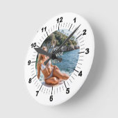 TIJD! ⏰ Aangepaste wandklok – Voeg je eigen ontwer (Hoek)