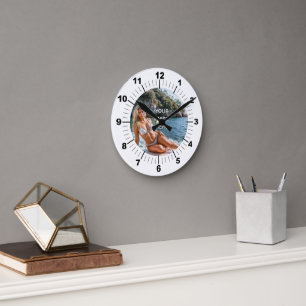 TIJD! ⏰ Aangepaste wandklok – Voeg je eigen ontwer