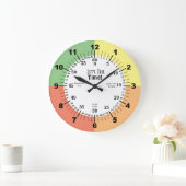 Tijd aanwijzen voor docenten en klassenlokaal hulp grote klok (Huis)