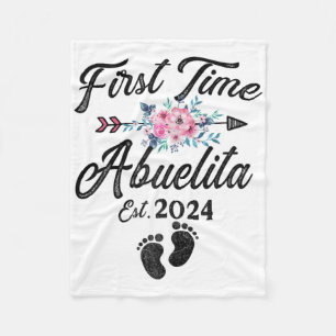 Tijd Abuelita 2024 Moederdag Binnenkort om oma te  Fleece Deken