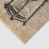 Tijd, antiek Hourglass, zandglas Boekenpagina Tissuepapier (Detail)