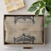 Tijd, antiek Hourglass, zandglas Boekenpagina Tissuepapier (Geschenk)