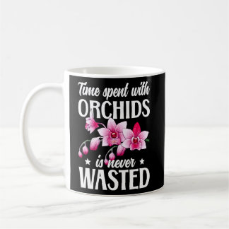 Tijd besteed aan orchideeën Orchid Flower Orchid Koffiemok