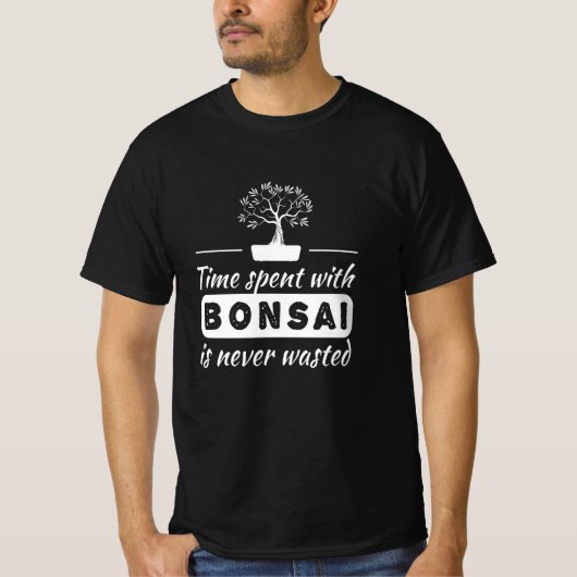 Tijd besteed met Bonsai T-shirt (Voorkant)