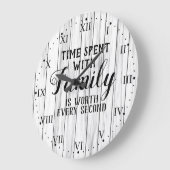 Tijd besteed met gezinsprijning grote klok (Hoek)