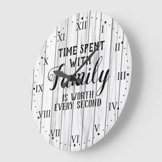 Tijd besteed met gezinsprijning grote klok (Hoek)