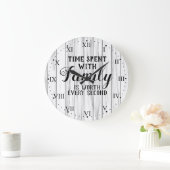 Tijd besteed met gezinsprijning grote klok (Huis)