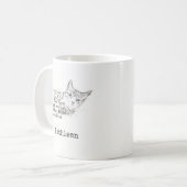 Tijd besteed met katten. . . koffiemok (Voorkant links)