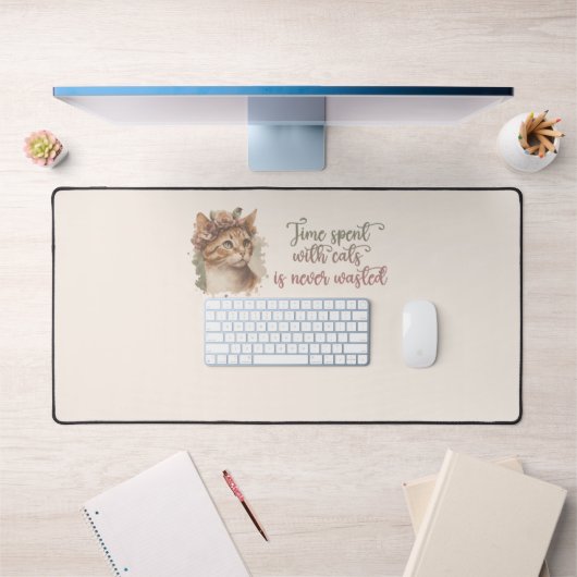 Tijd besteed met ontwerp van Waterverf van kattenk Bureaumat (Kantoor 1)