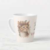 Tijd besteed met ontwerp van Waterverf van kattenk Latte Mok (Linkerhoek)