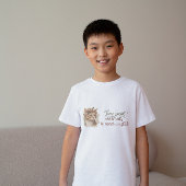 Tijd besteed met ontwerp van Waterverf van kattenk T-shirt