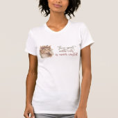 Tijd besteed met ontwerp van Waterverf van kattenk T-shirt (Voorkant)