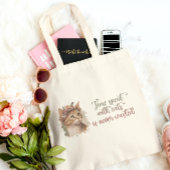 Tijd besteed met ontwerp van Waterverf van kattenk Tote Bag