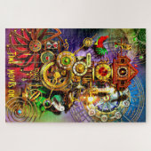 Tijd beweegt op een 1014-puntenpuzzel legpuzzel (Horizontaal)