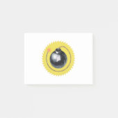 Tijd Bom Brandende Lont Post-it® Notes (Voorkant)