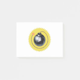 Tijd Bom Brandende Lont Post-it® Notes