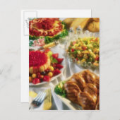 TIJD briefkaart DINNER PARTIJ (Voorkant / Achterkant)