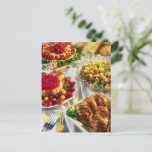 TIJD briefkaart DINNER PARTIJ (Staand voorkant)