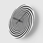 Tijd buigend Hypnosis Spiral Ronde Klok (Hoek)