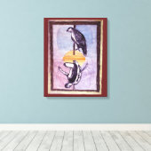 Tijd Canvas Afdruk (Insitu (Houten vloer))