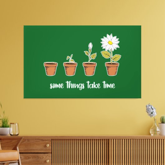 Tijd Canvas Afdruk (Insitu (Woonkamer))