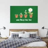Tijd Canvas Afdruk (Insitu (Slaapkamer))