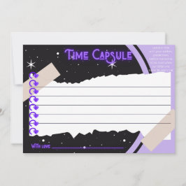Tijd Capsule 1e Verjaardag Kaart