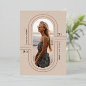 Tijd Capsule | Aankondiging moderne Folie Afstuder (Staand Voorkant)