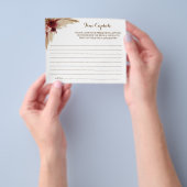 Tijd Capsule Advice voor een paar Vrijgezellenfees Flyer (Hand)