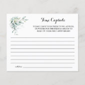 Tijd Capsule Advice voor een paar Vrijgezellenfees Flyer (Voorkant)