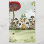 Tijd Capsule Bericht Fairy Eerste Bos Verjaardag Flyer (Achterkant)