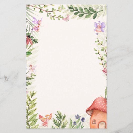 Tijd Capsule Fairy Eerste Verjaardag Bericht (Achterkant)