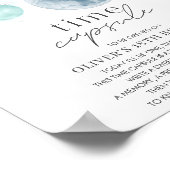 Tijd Capsule Space Birthday Poster Boys (Hoek)