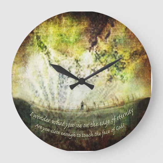 Tijd - De rand van de eeuwigheid Grote Klok (Voorkant)