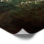 Tijd - De rand van de eeuwigheid Poster (Hoek)