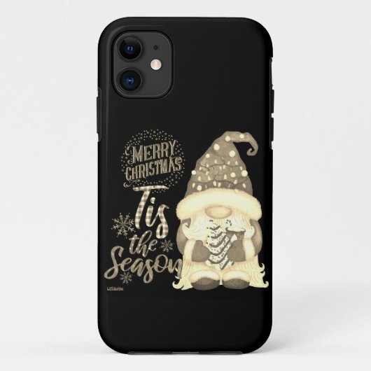 TIJD DE SEASON grappige kerstkoepel Case-Mate iPhone Case (Achterkant)