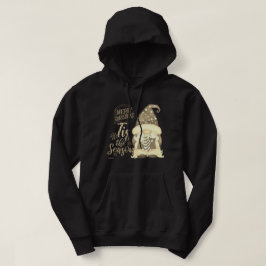 TIJD DE SEASON grappige kerstkoepel Hoodie